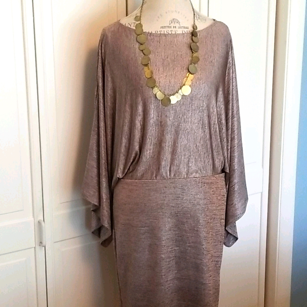 Golden Shimmer Dress by REIGN